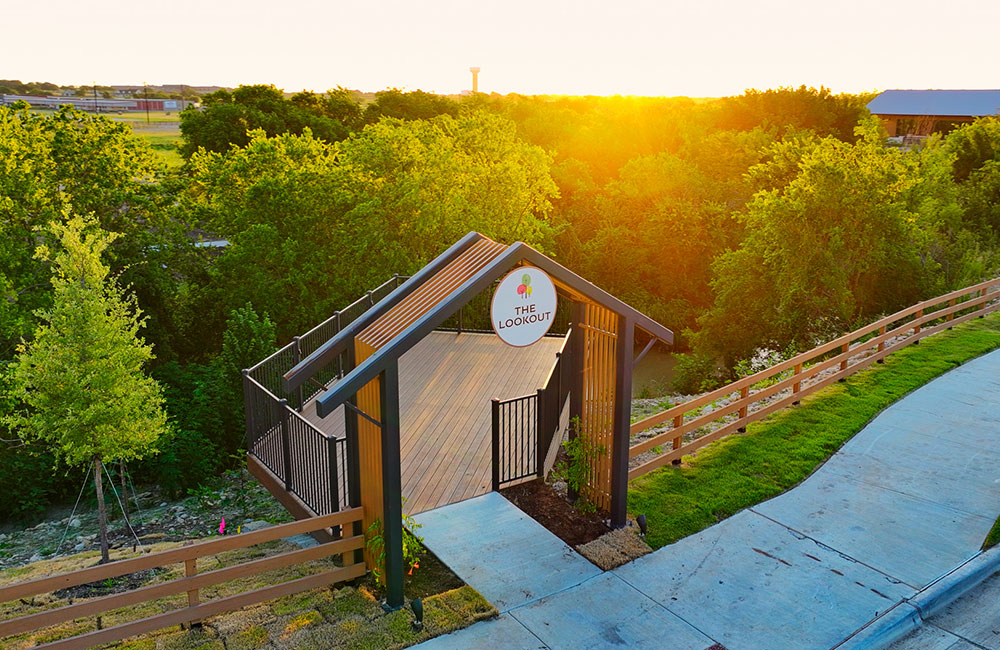 Aerial view of the Lookout at Treeline