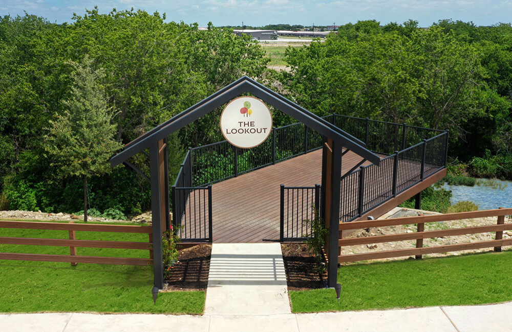 Entrance to the Lookout observation deck at Treeline