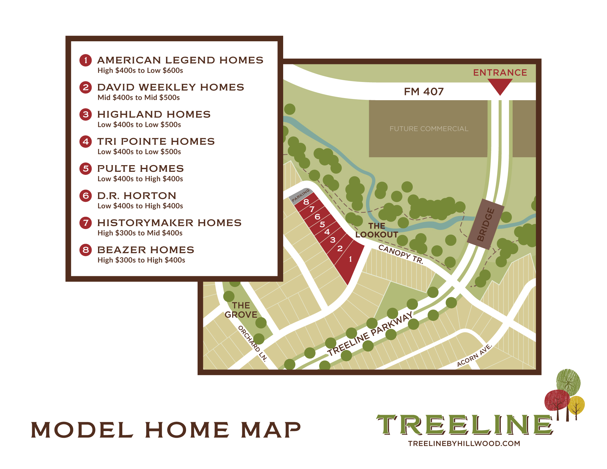 model home map