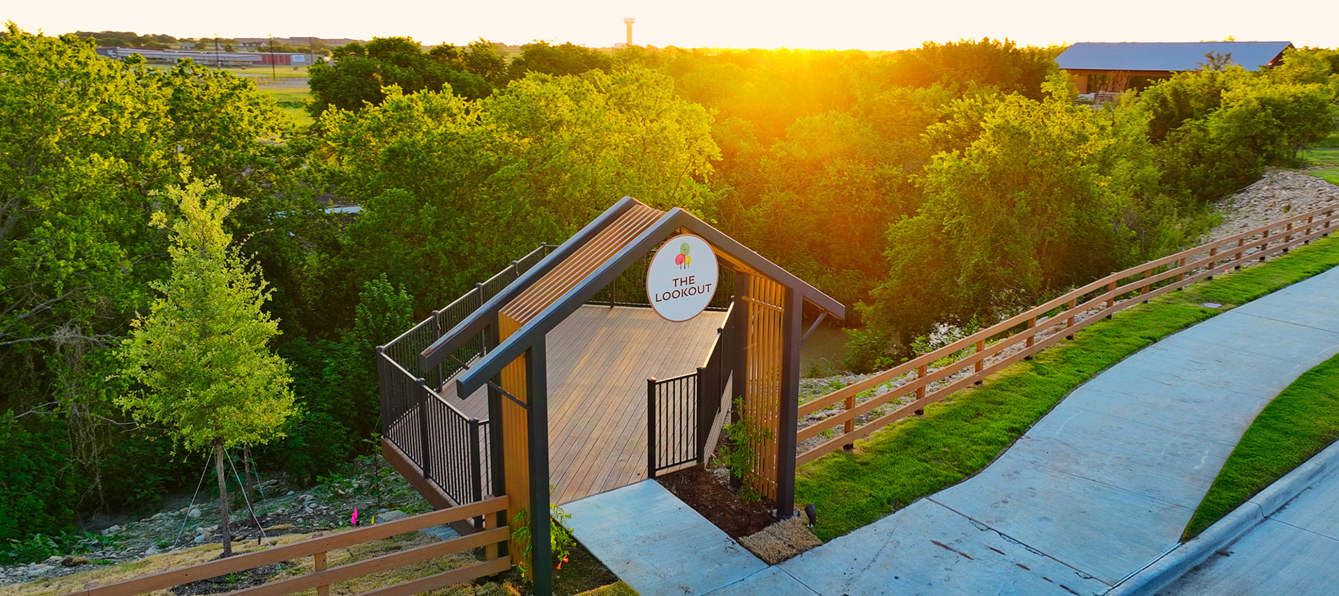 The Lookout platform at Treeline